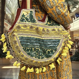 Best Quality Handmade Kambhari Art Shoulder <b>Bag</b> Traditional Indian Embroidered Ethnic <b>Sling</b> <b>Bag</b> Available At Best Price - Product Image 1