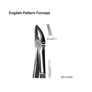 Forceps d'extraction ergonomiques de type anglais en acier inoxydable par Roboz Tech Pakistan - Product Image 6