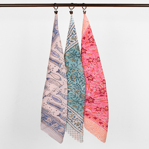 Eco Friendly Neck Wrap For Unisex Bohemian Cotton Bandana Multi Color <b>Square</b> <b>Scarf</b> Purse Accessory Wristband - Product Image 1