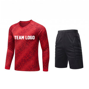 Sublimated custom <b>soccer</b> goalkeeper set breathable quickdry lightweight custom desgine logo high quality athletic training wear - Product Image 1