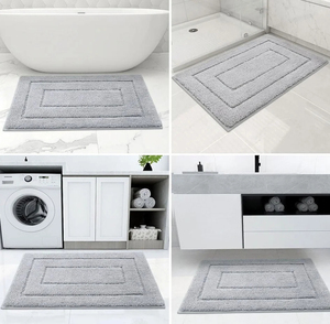 Tapis de bain antidérapant, séchage rapide, super absorbant, tapis de salle de bain fins, lavables - Product Image 2