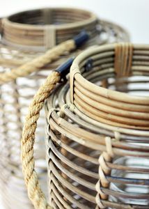 Vintage Handmade Boho <b>Rattan</b> Heat Resistant Candle Holder Natural Wicker <b>Lantern</b> Wedding Table Decor Romantic Centerpiece Home - Product Image 3