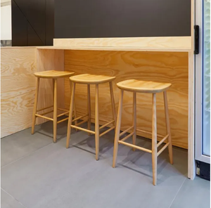 Modern Farmhouse Durable Pine Plywood Water Resistant E0 Indoor Bedside Table Home Furniture Bedroom Set Full Apartment Hotel - Product Image 1