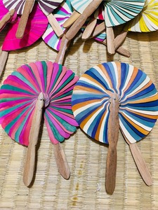 พัดไม้ไผ่และพัดใบปาล์มทำมือจากเวียดนาม งานฝีมือธรรมชาติรักษ์โลกสำหรับตกแต่งและส่งออก - Product Image 2
