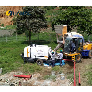 Pompe à béton Hamac 30m³/h, diesel, sur remorque, avec télécommande, à vendre - Product Image 1