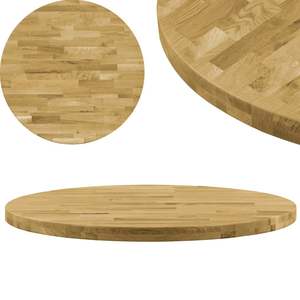 Table basse en bois de chêne massif, petite et durable, couleur naturelle, très bien notée pour sa durabilité - Product Image 1