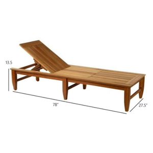 Banco de Madera Sólida para Patio, Piscina, Terraza, Muebles para Exteriores y Decoración de Hoteles - Product Image 4