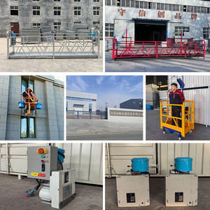 건설 작업용 행거 스캐폴드 전기 와이어 로프 플랫폼 곤돌라 서스펜디드 플랫폼 - Product Image 6