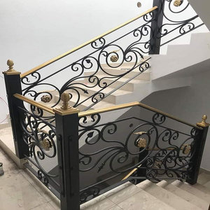 Barandilla Moderna de Hierro Forjado para Escaleras: Obras de Arte Hechas a Mano Personalizadas para Transformar el Diseño Interior de su Hogar de Lujo - Product Image 4