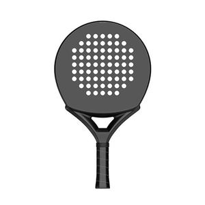 Raqueta de Pádel de Alto Rendimiento al por Mayor de Fábrica con Marco de Carbono Completo Personalizado, Red de Fibra Duradera y Empuñadura para Deportes - Product Image 2