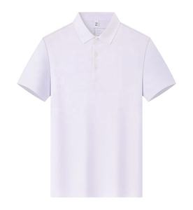 Haute qualité 200gsm 90% coton 10% Spandex 100S mercerisé Premium affaires Polo Golf chemise pour hommes femmes Logo personnalisé broderie - Product Image 6