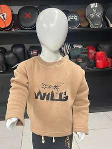 Ensemble de survêtement unisexe pour enfants en coton, avec logo personnalisé, pull et pantalon de jogging en molleton bouclette, style décontracté 2 pièces, vêtements pour garçons et filles - Product Image 4