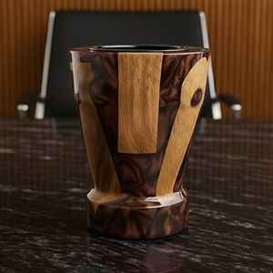 Mabkhara de Resina Epoxi y Madera de Diseño con Cuenco Resistente al Calor, Quemador de Carbón para Bakhoor, para Hogar y Hotel - Product Image 5