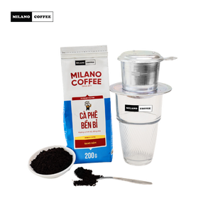 กาแฟเวียดนามอาราบิก้าแท้บดละเอียด พรีเมียม 200 กรัม คั่วเข้ม รสชาติเข้มข้น ขมจัดจ้าน รับผลิตแบบ OEM ODM แบรนด์ส่วนตัว - Product Image 6