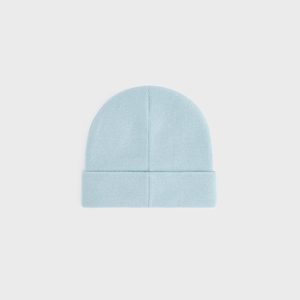 Unique Design Breathable Waterproof <b>Wool</b> <b>Beanie</b> with Jacquard Custom Knit Unisex Adjustable Outdoor Winter Hat - Product Image 3