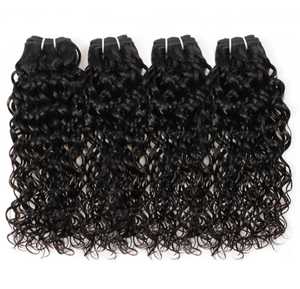 Extensiones de Cabello Humano Virgen Remy 100% de Primera Calidad 12A, Ondulado, Estilo Liso Negro Natural, Pelucas para Mujeres Negras, Venta al Por Mayor, Vietnam - Product Image 1