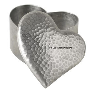 Caja de Joyería Decorativa con Borde Dorado para el Hogar, Caja de Almacenamiento de Joyería de Metal Hecha a Mano de la Más Alta Calidad para Uso en Joyerías - Product Image 2