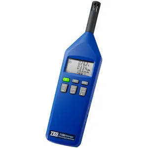 Meteran Tekanan Udara Barometrik Meteran Kelembaban Suhu Digital TES-1160