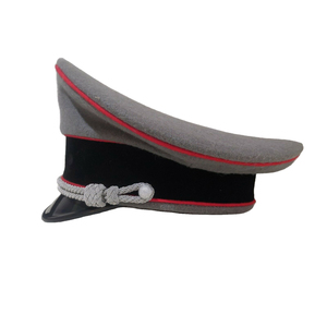 Casquettes à visière allemandes de la Seconde Guerre mondiale pour hommes, reproduction de haute qualité, conception professionnelle OEM ODM 2026, prix abordable - Product Image 6