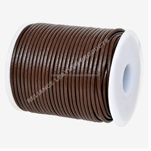 Productos de Cuero Reliance, Cordón de Cuero Genuino Marrón Medio de 2.0 mm, Kit para Hacer Pulseras DIY, Perlas Redondas de Diferentes Tamaños y Colores - Product Image 4
