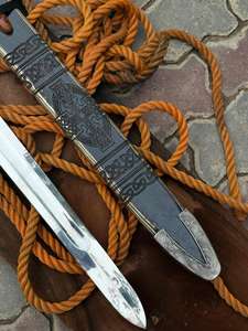 Couteau de cuisine en acier Damas sur mesure de qualité supérieure, manche professionnel de haute qualité, à vendre - Product Image 3