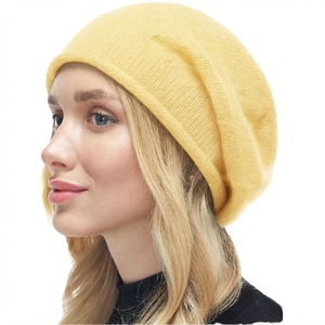 Soft Knitted <b>Beanie</b> Hat for Women Warm Winter <b>Slouchy</b> Cap Casual Outdoor Headwear - Product Image 4