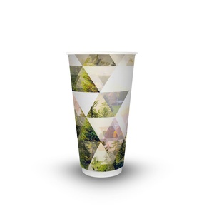 Gobelets en papier jetables à paroi simple de 8/10/12/16/20 oz pour les cafés - Product Image 3