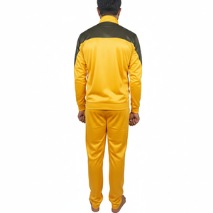 Survêtement d'entraînement pour homme, mode hiver, coupe ajustée, à capuche, deux pièces, leggings de course chauds, 100% coton, respirant - Product Image 5