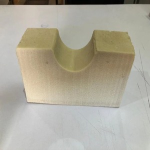 Support de tuyau carré 65 mm en PUF, support d'isolation robuste pour système d'installation de tuyauterie industrielle HVAC - Product Image 4