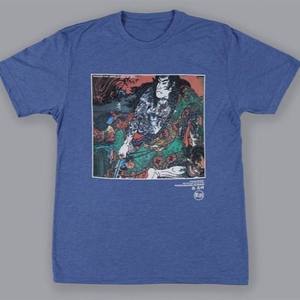 Camiseta de Manga Corta para Hombre, Cuello Redondo, Color Azul Claro, Corte Regular, 100% Algodón Jersey, Tejido Liso Teñido - Product Image 2