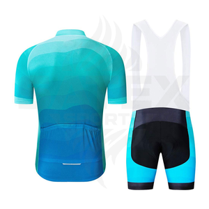 Conjunto de Ropa de Ciclismo Personalizada para Competición, Jersey de Ciclismo OEM, Pantalones Cortos de Ciclismo Transpirables para Hombre - Product Image 2