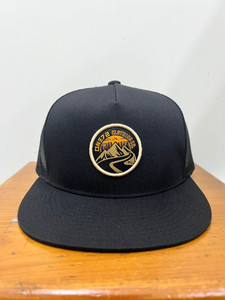 Casquettes Snapback d'extérieur avec patch logo tissé personnalisé, casquettes Trucker, broderie 3D, casquette Snapback 5 panneaux à visière plate, fabriquées au Vietnam - Product Image 5