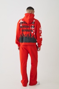 Custom DTF <b>Men's</b> Hoodie Personalized Graphic Print Pullover OEM Streetwear Sweatshirt Hooded Casual <b>Top</b> <b>Long</b> <b>Sleeve</b> for <b>Men</b> Wear - Product Image 5