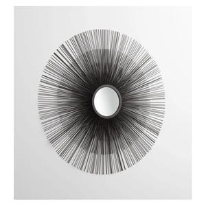 Miroir mural contemporain haut de gamme à cadre en fer cintré avec finition dorée, décoration de mariage écologique pour espaces modernes - Product Image 4