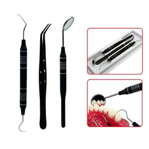 Kit d'Instruments Dentaires Haute Température en Acier Inoxydable pour Nettoyage Buccal : Miroir, Détartreur, Grattoir, Élimination de la Plaque Dentaire, Soin Bucco-Dentaire Manuel - Product Image 5