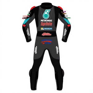 ชุดแข่งรถ Fabio Quartararo Ramaha MotoCP หนังวัวและหนังจิงโจ้ 1.3 มม. ชุดจั๊มสูทสำหรับขี่มอเตอร์ไซค์/ชุดป้องกัน CE - Product Image 2