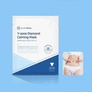 Mascarilla Calmante Bluepetal Korean Y Zone Diamond, Ingredientes, 40g, 1 Hoja, 5 Unidades, Unisex, Acondicionamiento de la Piel, Sensación Suave y Cómoda - Product Image 1