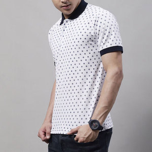 เสื้อโปโลแขนสั้นผู้ชาย แห้งเร็ว สำหรับฤดูร้อน แบบทหาร คอพับได้ ลายเรียบ เสื้อผ้าผู้ชาย - Product Image 3