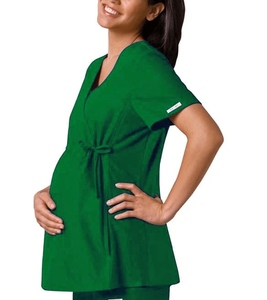 Ensemble d'uniformes de maternité haut de gamme, tissu extensible doux, vêtements de travail pour infirmières, vêtements médicaux confortables pour la grossesse - Product Image 6