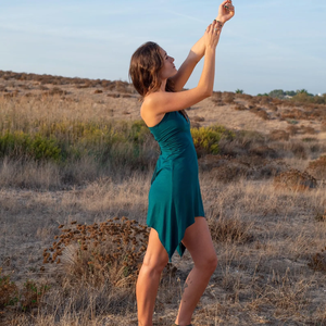 Vestido mini sin espalda con cordones para mujer, vestido de rayón estilo elfo para festival, atuendo bohemio inspirado en hadas, vestido mini - Product Image 3