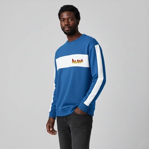 Sweat-shirts d'hiver 100 % coton de haute qualité pour hommes, col ras du cou, coupe oversize, épaules tombantes, logo personnalisé, effet délavé, vente en gros - Product Image 1