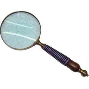 Metal Vintage lupa venta al por mayor nuevo diseño 2025 bronce Color aspecto antiguo diseño indio artesanía buena calidad ojo vidrio - Product Image 1