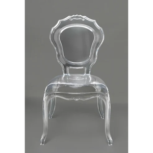 Chaise d'événement transparente Aura – Siège moderne en acrylique transparent pour mariages, banquets et fêtes - Product Image 5