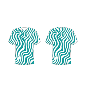 Men's Short Sleeve Argyle Pattern T Shirt O-Neck Regular Fit Casual Breathable Polyester <b>Tee</b> With Front Logo Print - Product Image 3