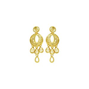 ชุดเครื่องประดับเจ้าสาวแบบยาวสไตล์ดูไบ ทองคำแท้ 14K 18K 24K ขายส่ง ชุดเครื่องประดับแฟชั่นสไตล์ตุรกี ชุดเครื่องประดับดีไซน์ดั้งเดิม - Product Image 6