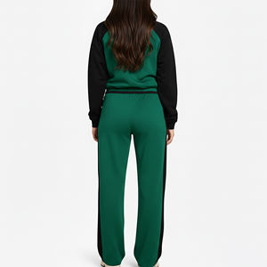 Survêtements pour femmes de haute qualité, style hip-hop, vêtements d'hiver, taille plus, à capuche, couleur contrastée, 100% coton, sweat-shirt tendance - Product Image 3