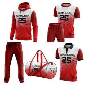 Uniformes de Fútbol Personalizados por Sublimación, Conjuntos para Equipos Adultos, Manga Corta, Ligeros para Verano, Paquete Completo con Bolsa de Deporte - Product Image 2