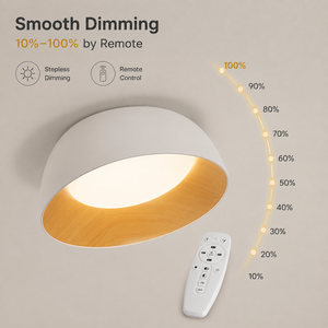 Plafonnier LED moderne en acrylique, télécommande, 3 températures de couleur, dimmable, pour chambre à coucher, salon, décoration intérieure, 36W, 50cm - Product Image 3