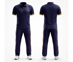 Stylish Sublimated <b>Cricket</b> Uniform with OEM/ODM Service| Men Women Youth <b>Cricket</b> Wears Polo Shirt and Trouser Full Team - Product Image 5