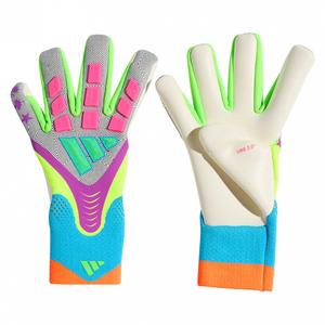 Gants de football Predator Pro en néoprène légers, respirants, antidérapants, ajustables, à doigts entiers, pour performance en extérieur, imperméables et anti-UV - Product Image 1